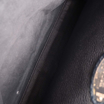 Fendi Monster Selleria Peekaboo Fit Bag Leather, NAVY, LEATHER, Tote bag