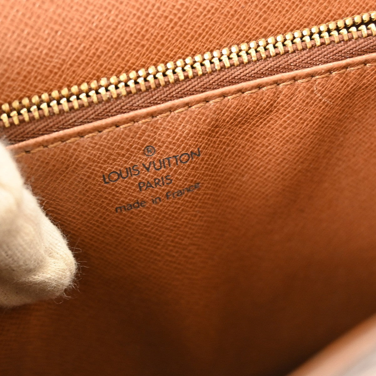 Louis Vuitton Malesherbes Handbag Monogram Canvas, BROWN, CANVAS, Handbag