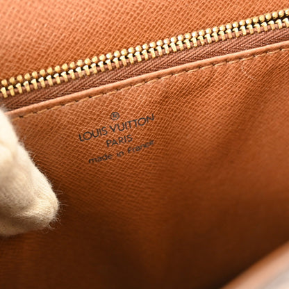 Louis Vuitton Malesherbes Handbag Monogram Canvas, BROWN, CANVAS, Handbag