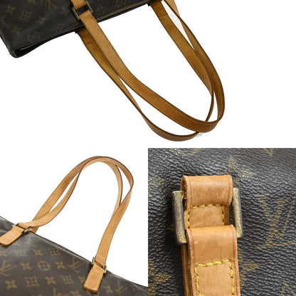Louis Vuitton Cabas Mezzo Monogram Canvas, BROWN, CANVAS, Tote bag