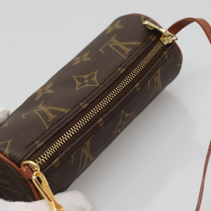 Louis Vuitton Papillon Pochette Monogram Canvas, BROWN, CANVAS, Handbag