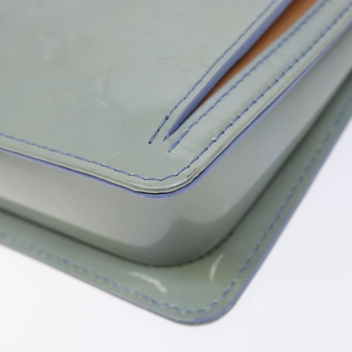 Louis Vuitton Mott Handbag Monogram Vernis, GRAY, PATENT_LEATHER, Handbag