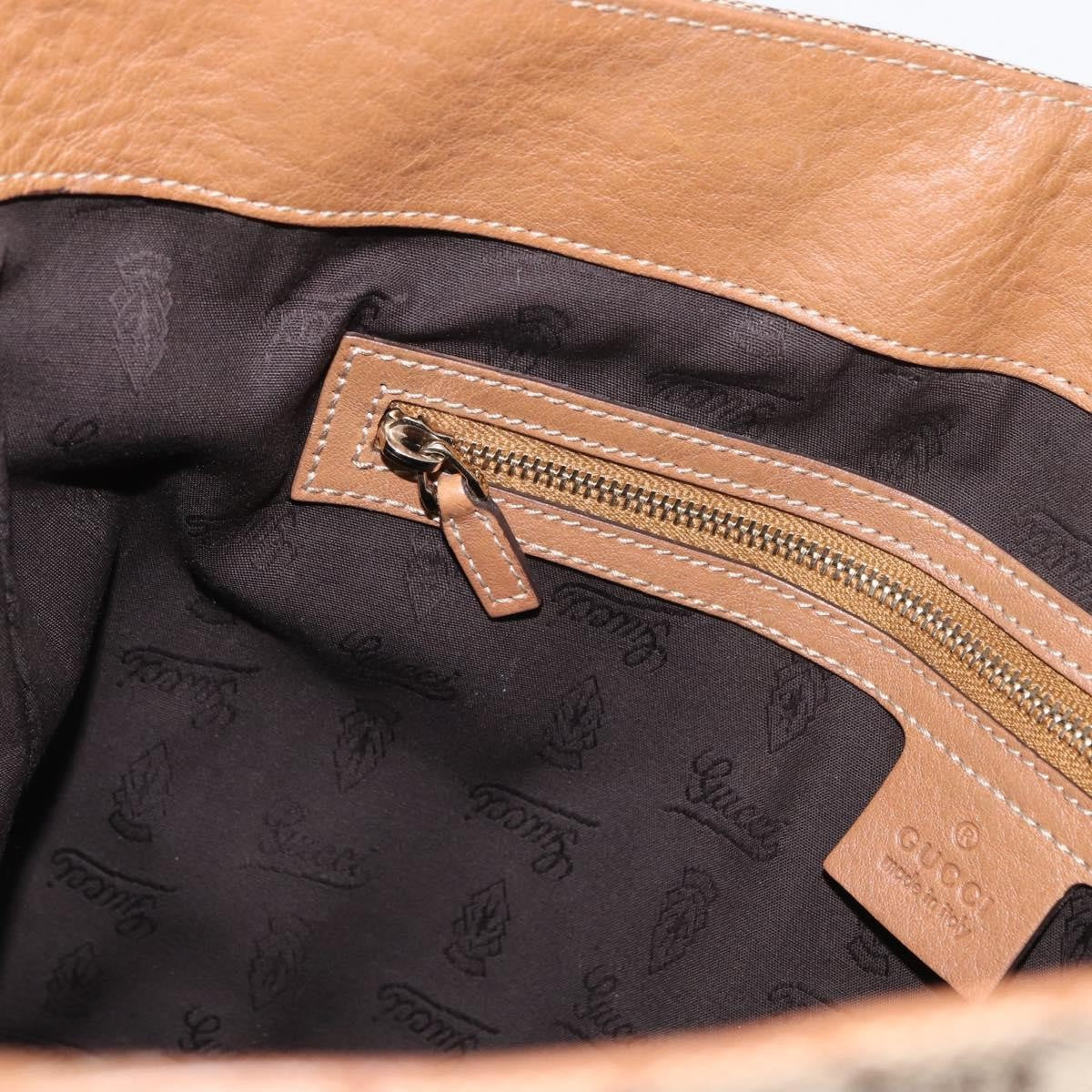 Gucci Vintage tote Canvas, BEIGE, CANVAS, Tote bag