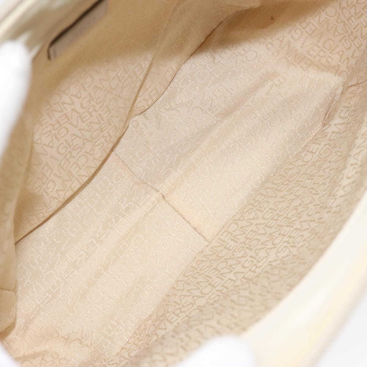 Versace Vintage Handbag Nylon, BEIGE, NYLON, Handbag