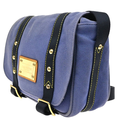 Louis Vuitton Antigua Besace Messenger Bag Canvas, BLUE, CANVAS, Shoulder bag