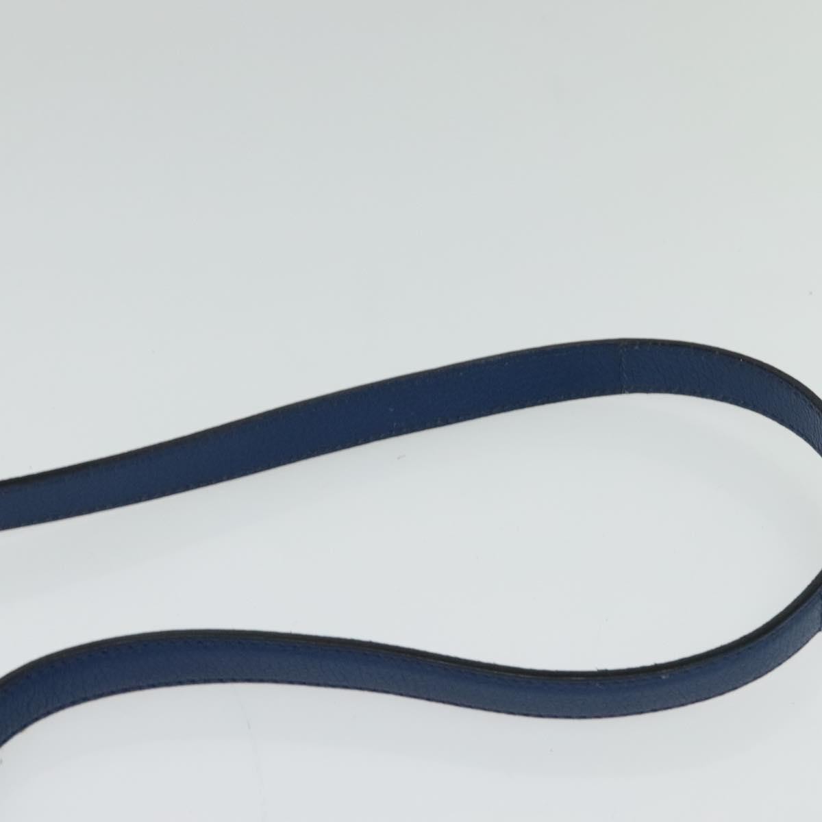 Miu Miu Flap Shoulder Bag Leather, BLUE, LEATHER, Shoulder bag