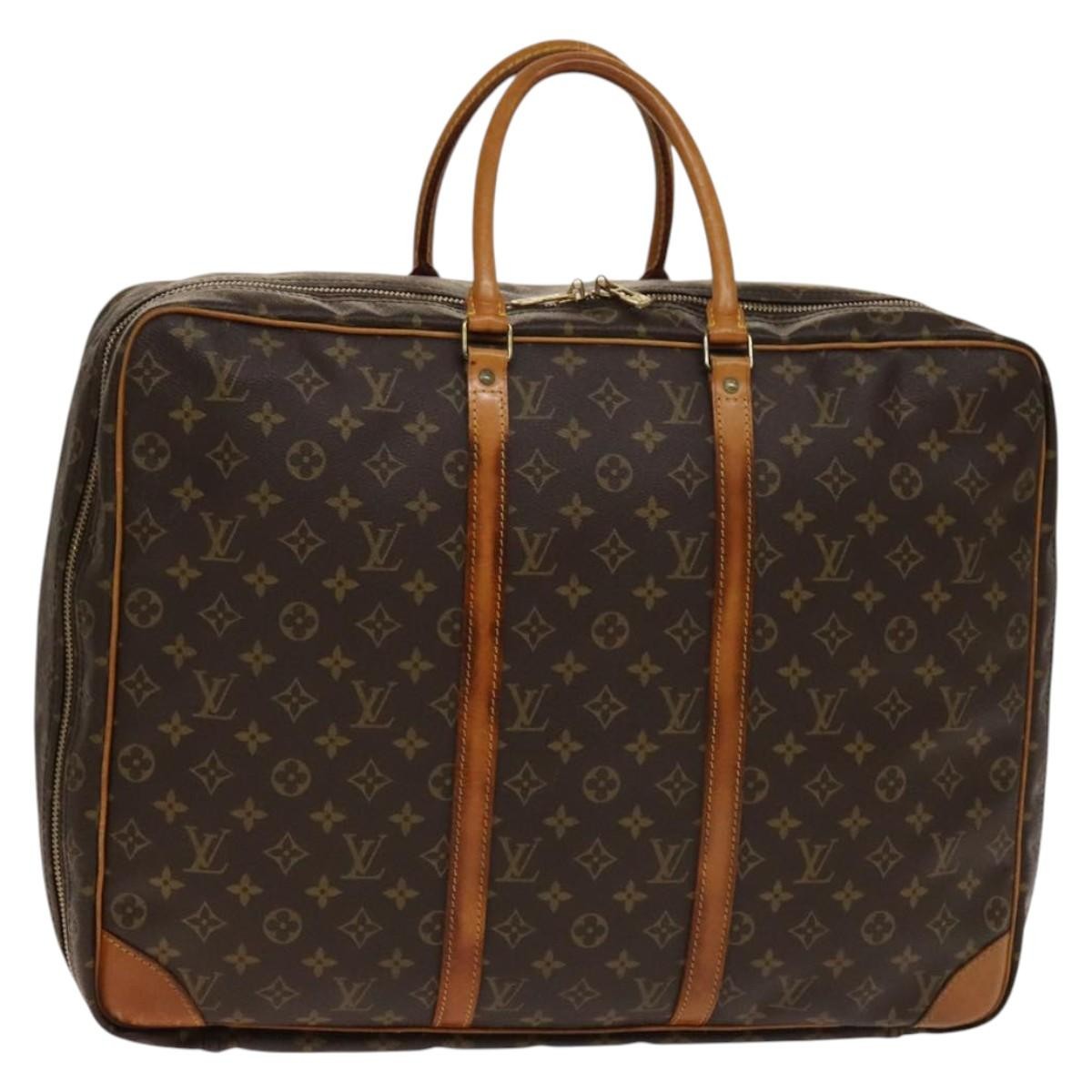 Louis Vuitton Sirius Handbag Monogram Canvas, BROWN, CANVAS, Handbag