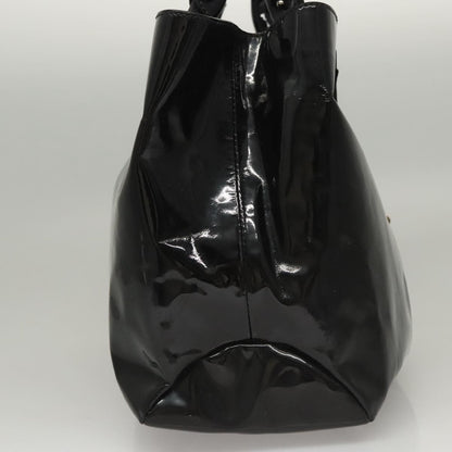 Salvatore Ferragamo Vara Tote Patent Leather, BLACK, PATENT_LEATHER, Tote bag