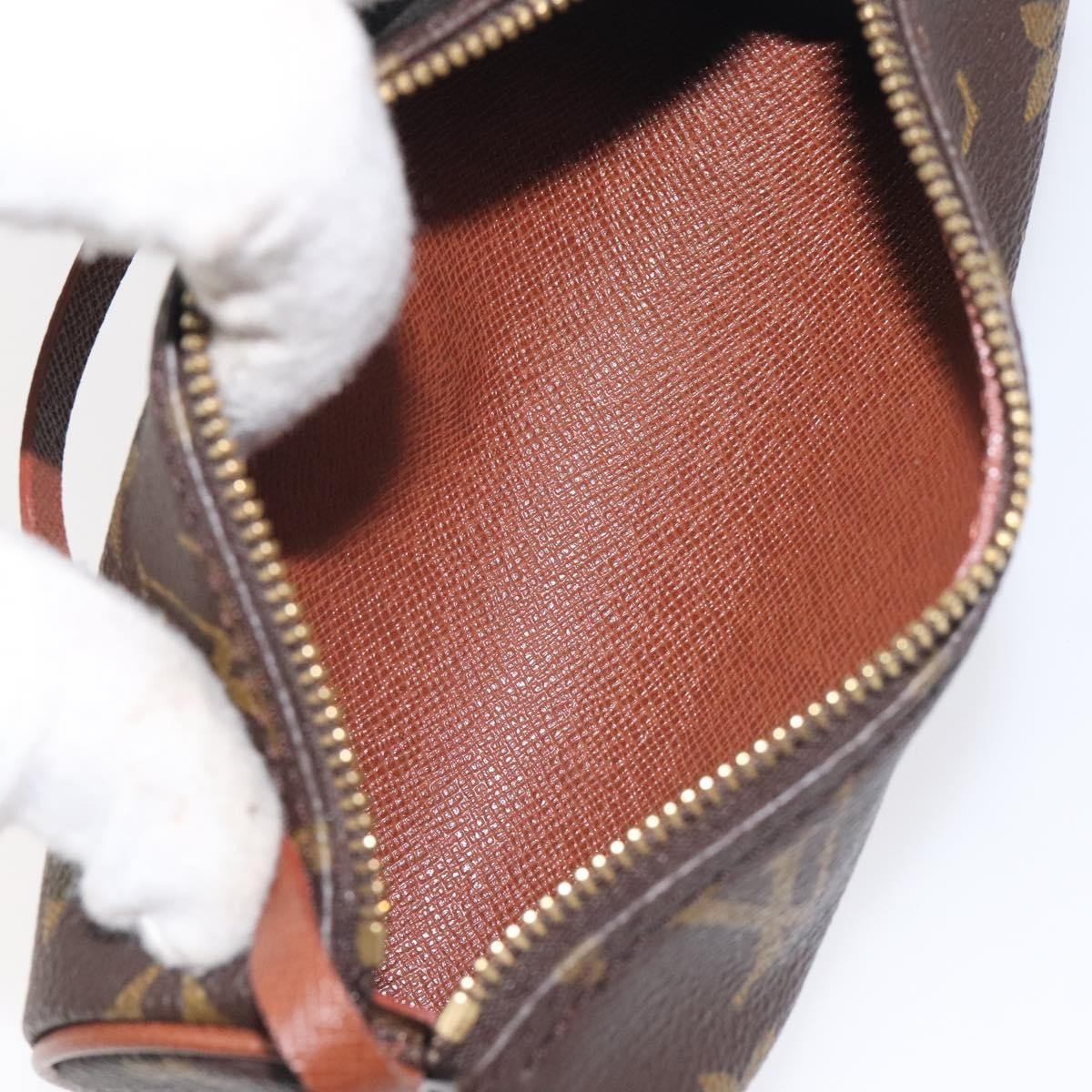 Louis Vuitton Papillon Pochette Monogram Canvas, BROWN, CANVAS, Handbag