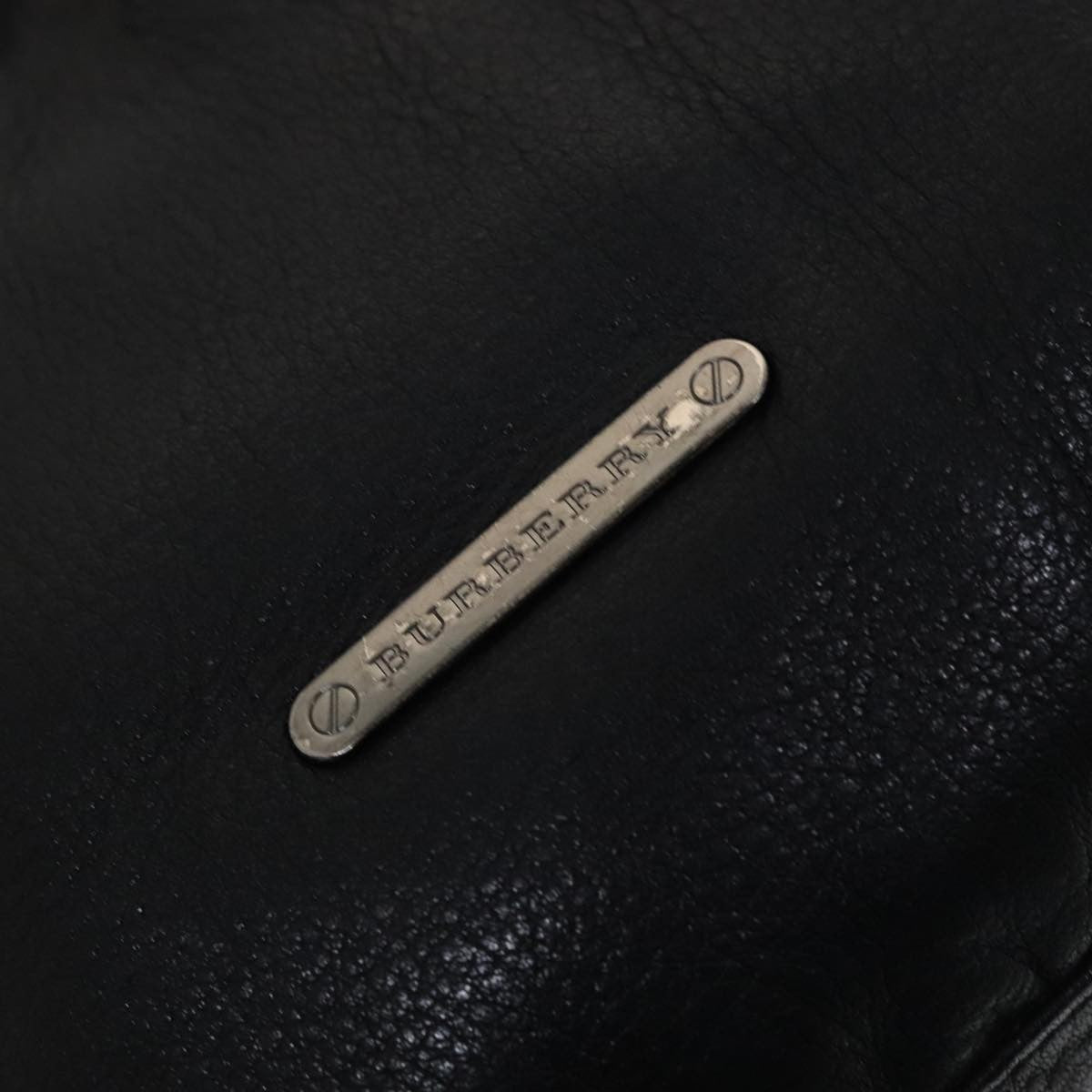 Burberry Vintage Crossbody Bag Leather, BLACK, LEATHER, Shoulder bag