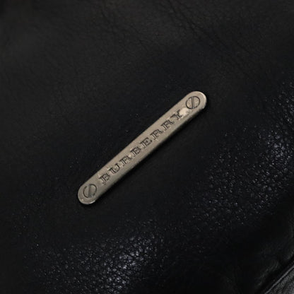 Burberry Vintage Crossbody Bag Leather, BLACK, LEATHER, Shoulder bag