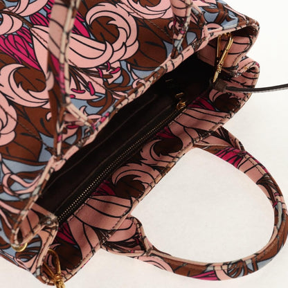 Prada Canapa Open Tote Canvas, MULTICOLOUR, CANVAS, Tote bag