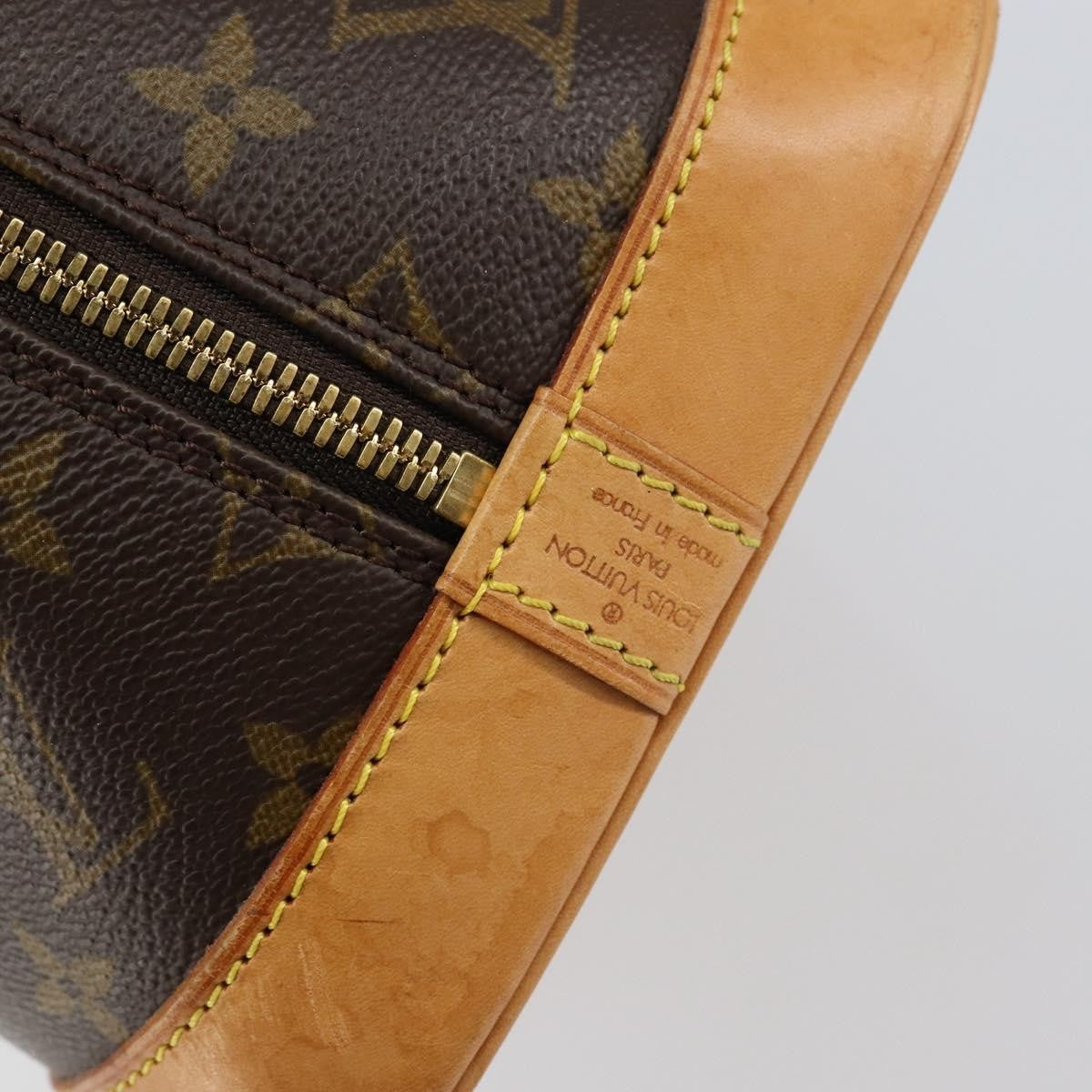 Louis Vuitton Alma Handbag Monogram Canvas, BROWN, CANVAS, Handbag