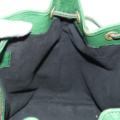 Louis Vuitton Petit Noe Handbag Epi Leather, GREEN, LEATHER, Shoulder bag