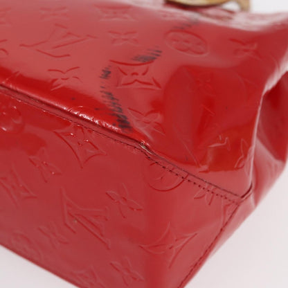 Louis Vuitton Reade Handbag Monogram Vernis, RED, PATENT_LEATHER, Handbag
