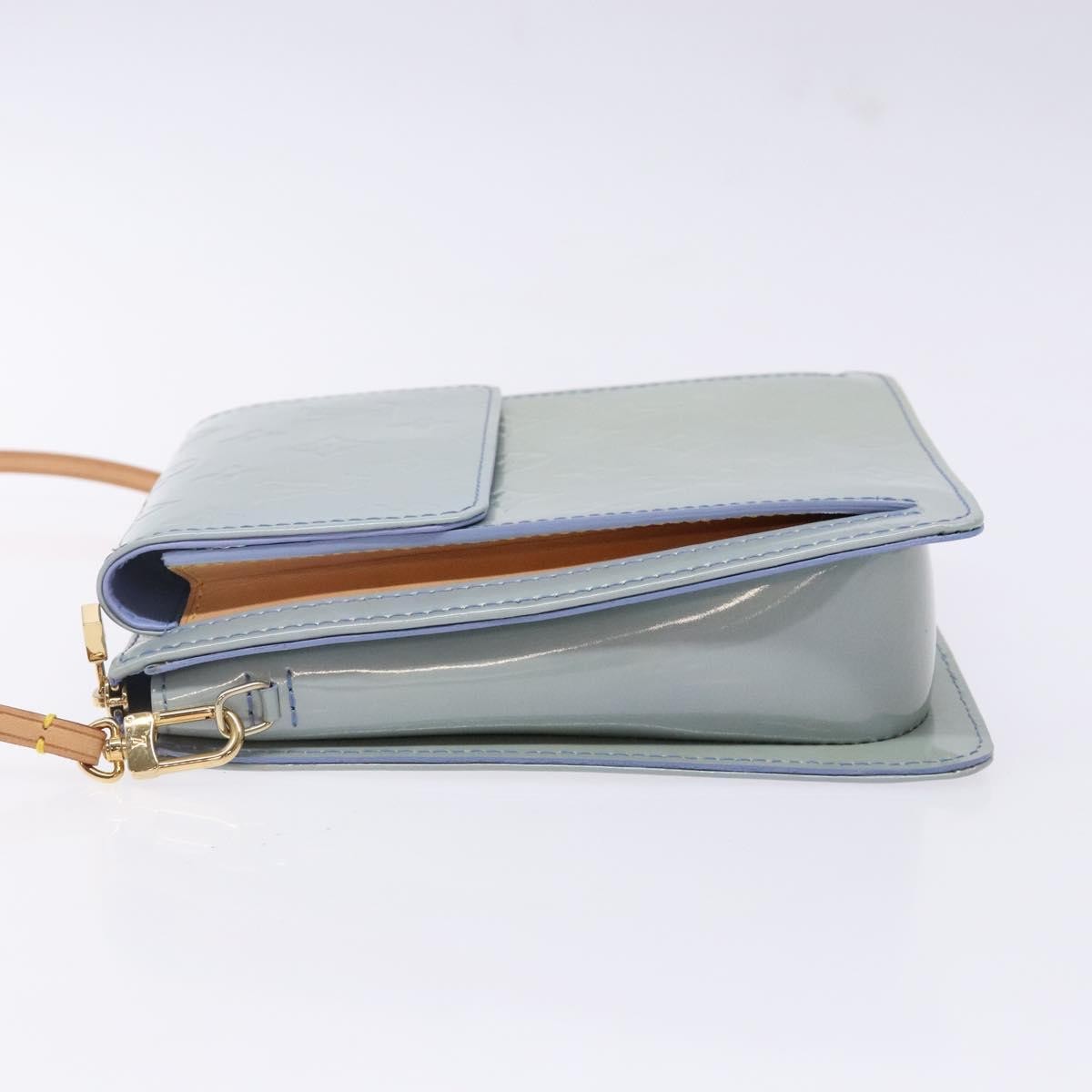 Louis Vuitton Mott Handbag Monogram Vernis, GRAY, PATENT_LEATHER, Handbag