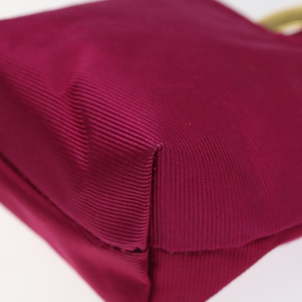 Celine Circle Logo Pouch Nylon, PINK, NYLON, Clutche & pouche