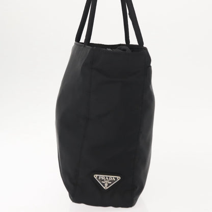 Prada Vintage Zip Tote Tessuto, BLACK, NYLON, Tote bag