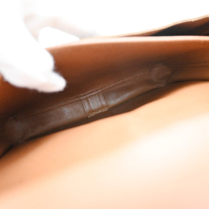 Louis Vuitton Cartouchiere Handbag Monogram Canvas, BROWN, LEATHER, Shoulder bag