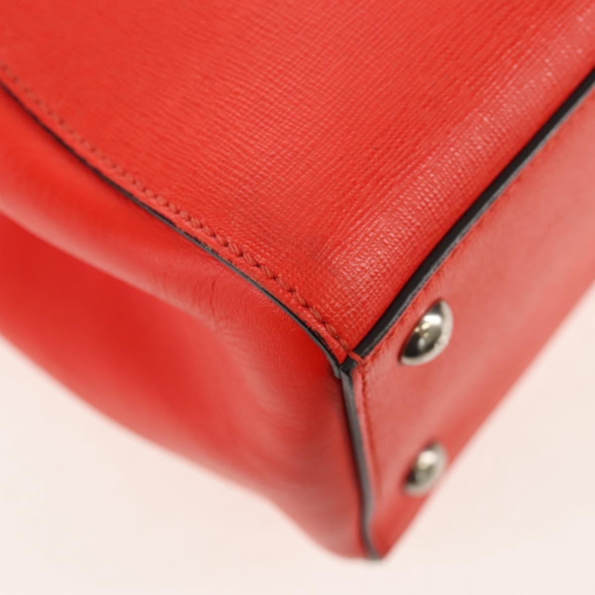 Fendi 2Jours Bag Leather, YELLOW, LEATHER, Handbag