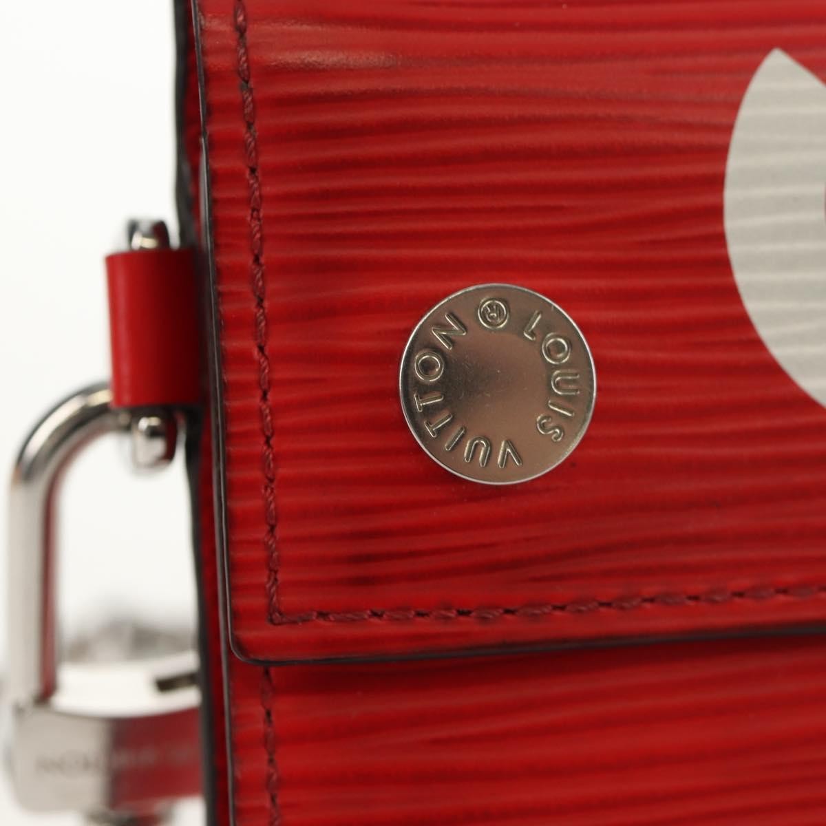Louis Vuitton Chain Wallet Limited Edition Supreme Epi Leather, RED, LEATHER, Wallets