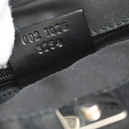 Gucci Double Pocket Tote GG Canvas, BLACK, CANVAS, Tote bag