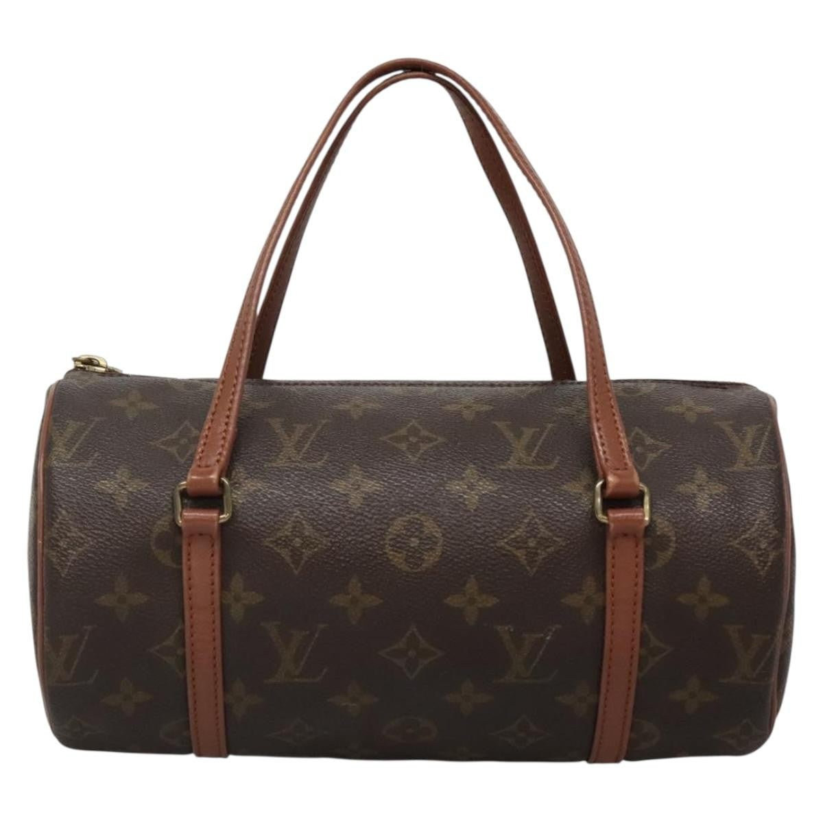 Louis Vuitton Papillon Handbag Monogram Canvas, BROWN, CANVAS, Handbag