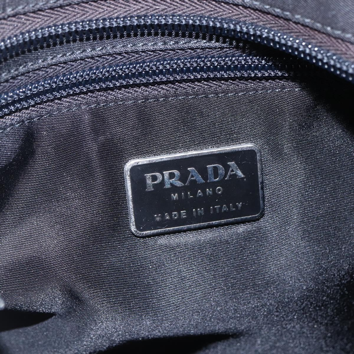 Prada Flat Messenger Bag Tessuto, BLACK, NYLON, Shoulder bag