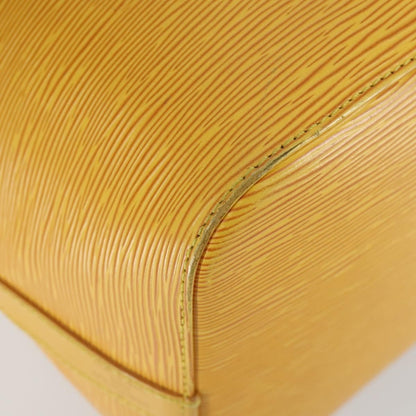 Louis Vuitton Petit Noe Handbag Epi Leather, YELLOW, LEATHER, Shoulder bag