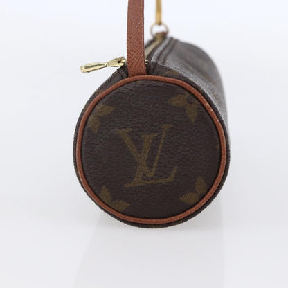 Louis Vuitton Papillon Pochette Monogram Canvas, BROWN, CANVAS, Clutche & pouche