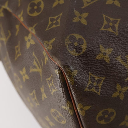 Louis Vuitton Keepall Bag Monogram Canvas, BROWN, CANVAS, Travel bag