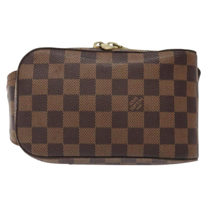 Louis Vuitton Geronimos Waist Bag Damier, BROWN, CANVAS, Shoulder bag