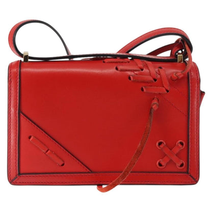 Loewe Barcelona Shoulder Bag Leather, RED, LEATHER, Shoulder bag