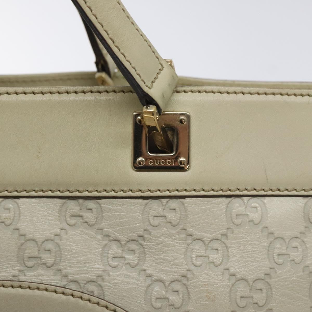 Gucci GG Canvas Bag Canvas, WHITE, CANVAS, Tote bag