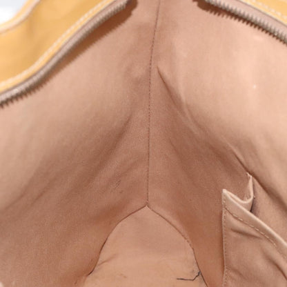 Louis Vuitton Brentwood Handbag Monogram Vernis, BEIGE, PATENT_LEATHER, Shoulder bag