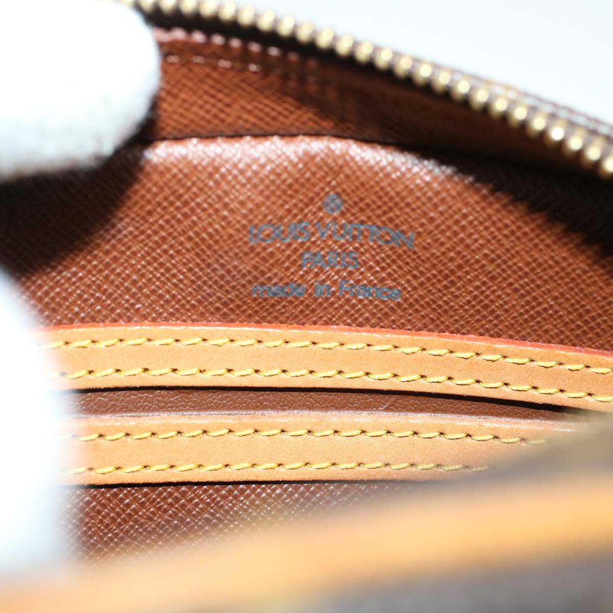 Louis Vuitton Blois Handbag Monogram Canvas, BROWN, CANVAS, Handbag