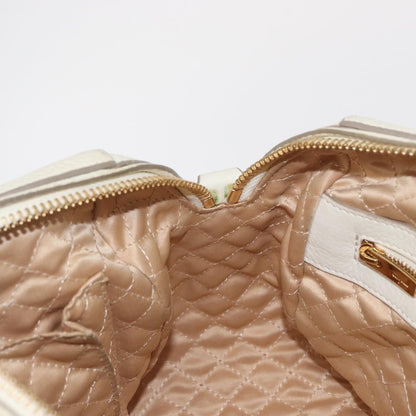 Salvatore Ferragamo Vala Handbag Leather, WHITE, LEATHER, Handbag