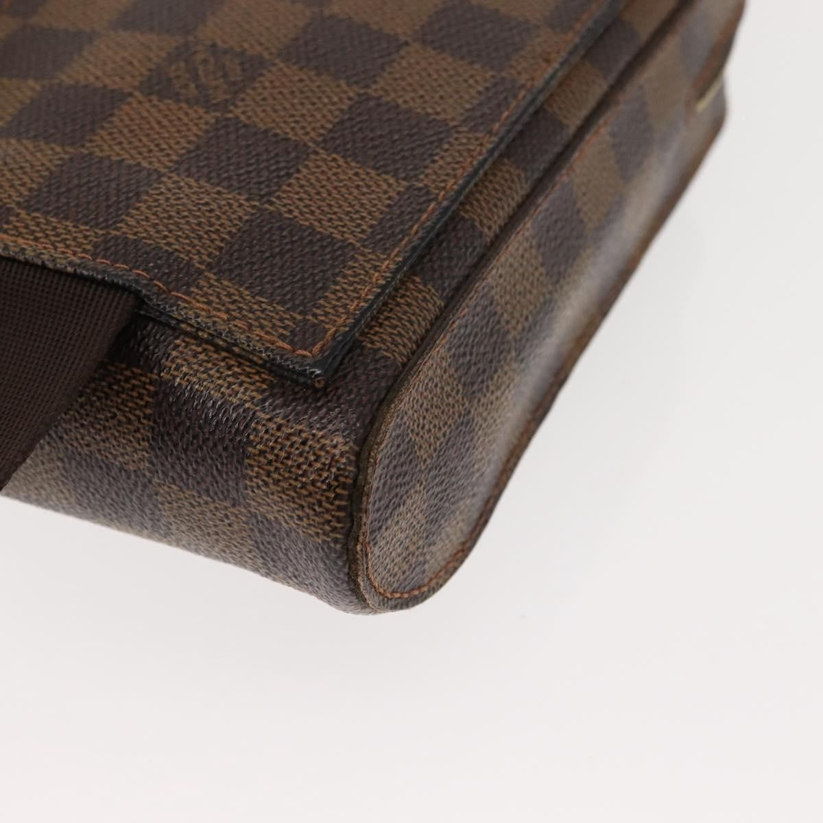 Louis Vuitton Geronimos Waist Bag Damier, BROWN, CANVAS, Shoulder bag
