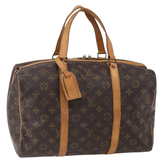 Louis Vuitton Sac Souple Handbag Monogram Canvas, BROWN, CANVAS, Travel bag