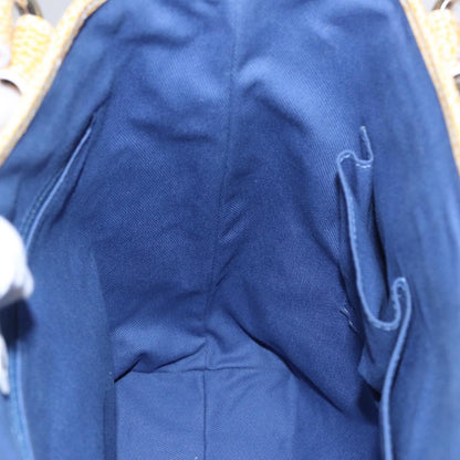 Celine Vintage Macadam Tote bag Canvas, YELLOW, CANVAS, Tote bag