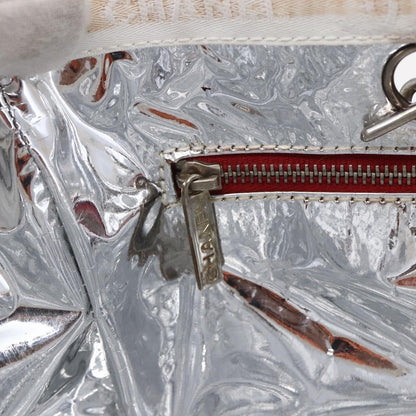 Chanel No.5 Tote Canvas and Leather, SILVER, CANVAS, Tote bag