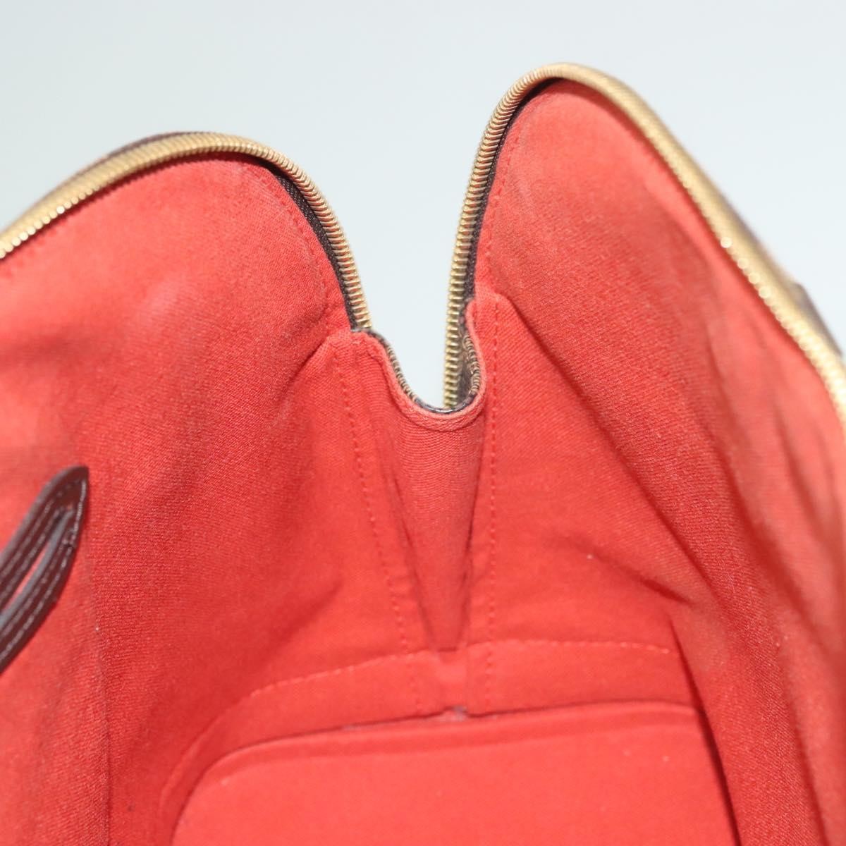 Louis Vuitton Alma Handbag Damier, BROWN, CANVAS, Handbag