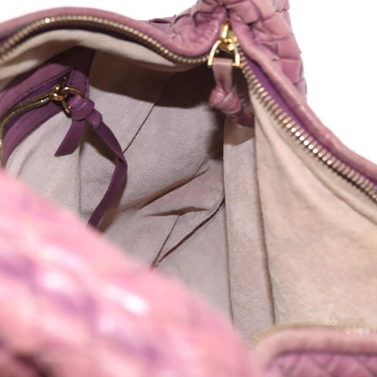 Bottega Veneta Veneta Hobo Intrecciato Nappa, PURPLE, LEATHER, Shoulder bag