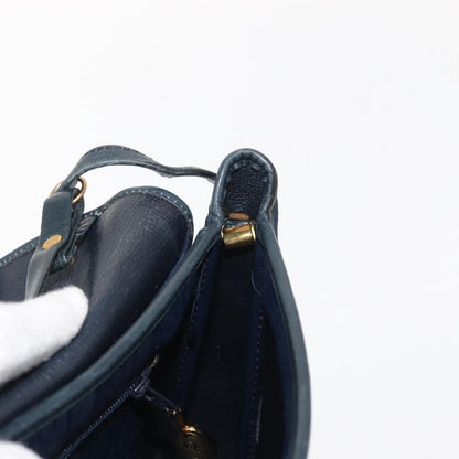 Christian Dior Vintage Trotter Shoulder Bag Canvas, NAVY, CANVAS, Shoulder bag