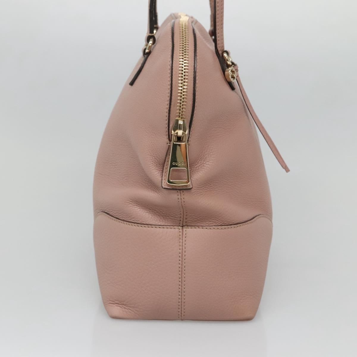 Gucci Bree Dome Tote Leather, PINK, LEATHER, Shoulder bag