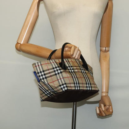 Burberry Nova Check Tote Nylon, BEIGE, NYLON, Tote bag