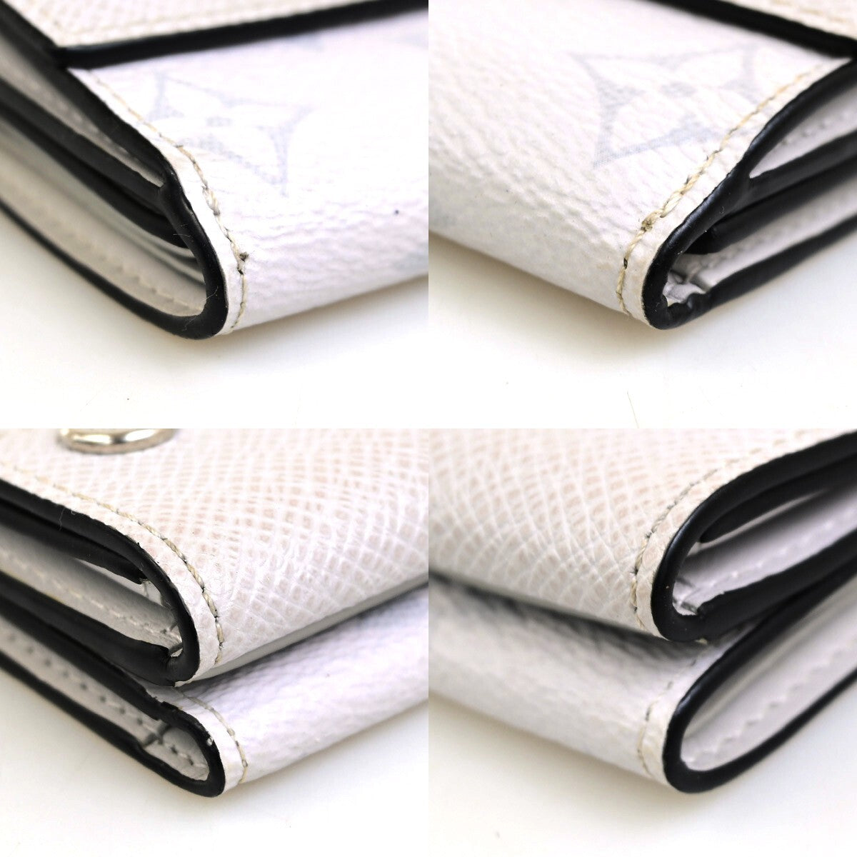 Louis Vuitton Discovery Wallet Monogram Taigarama, WHITE, LEATHER, Wallets