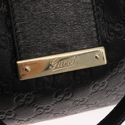 Gucci New Ladies Web Hobo Guccissima Leather, BLACK, LEATHER, Handbag