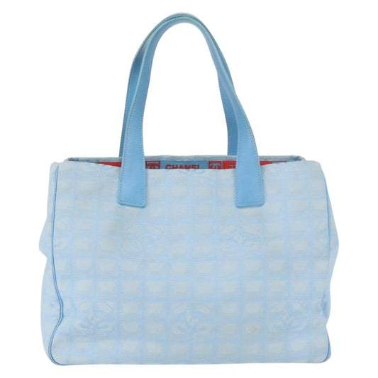Chanel Travel Line Tote Nylon, BLUE, NYLON, Tote bag