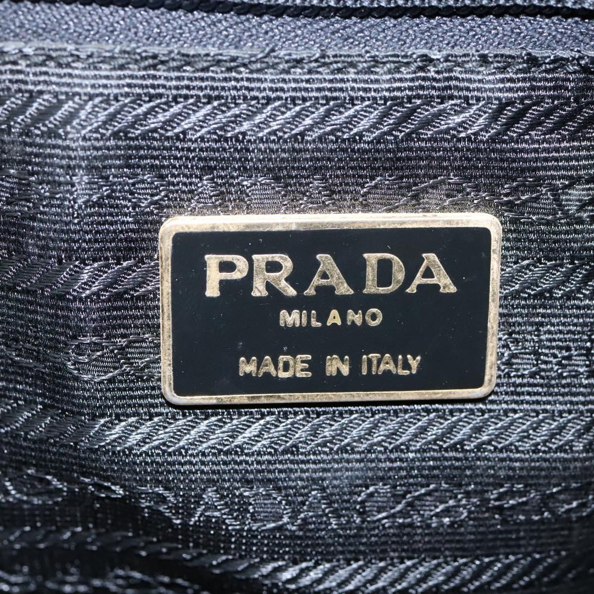 Prada Flap Drawstring Backpack Tessuto, BLACK, NYLON, Backpack